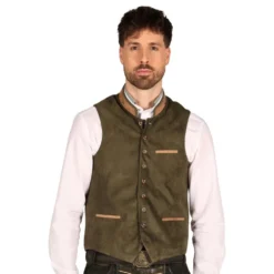 Oktoberfest Vest Mørkegrøn Deluxe