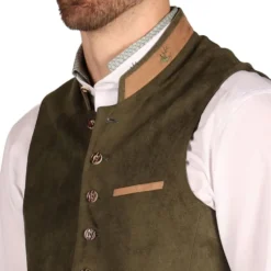 Oktoberfest Vest Mørkegrøn Deluxe
