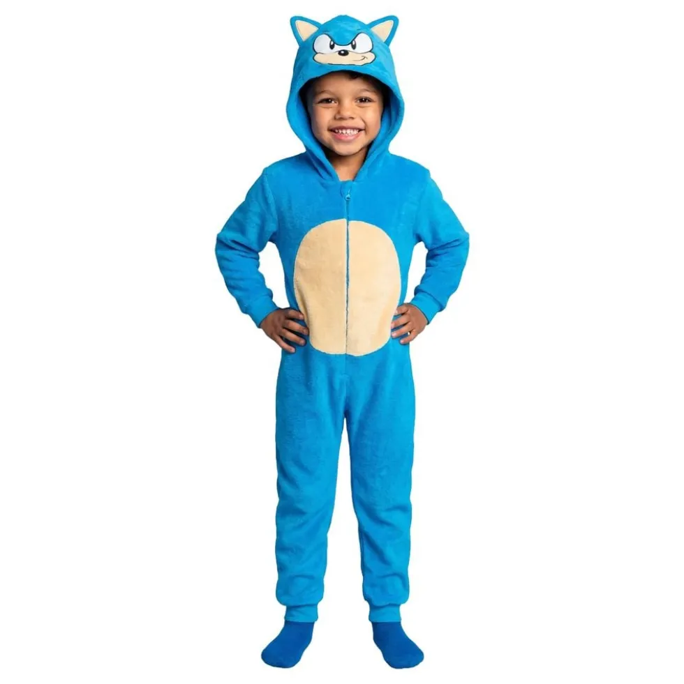 Onesie Sonic the Hedgehog Børnekostume