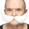 Opfinder Moustache Hvid