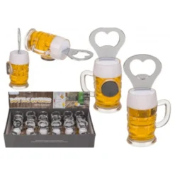 Oplukker Ølglas med Magnet