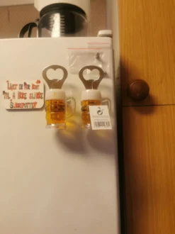 Oplukker Ølglas med Magnet