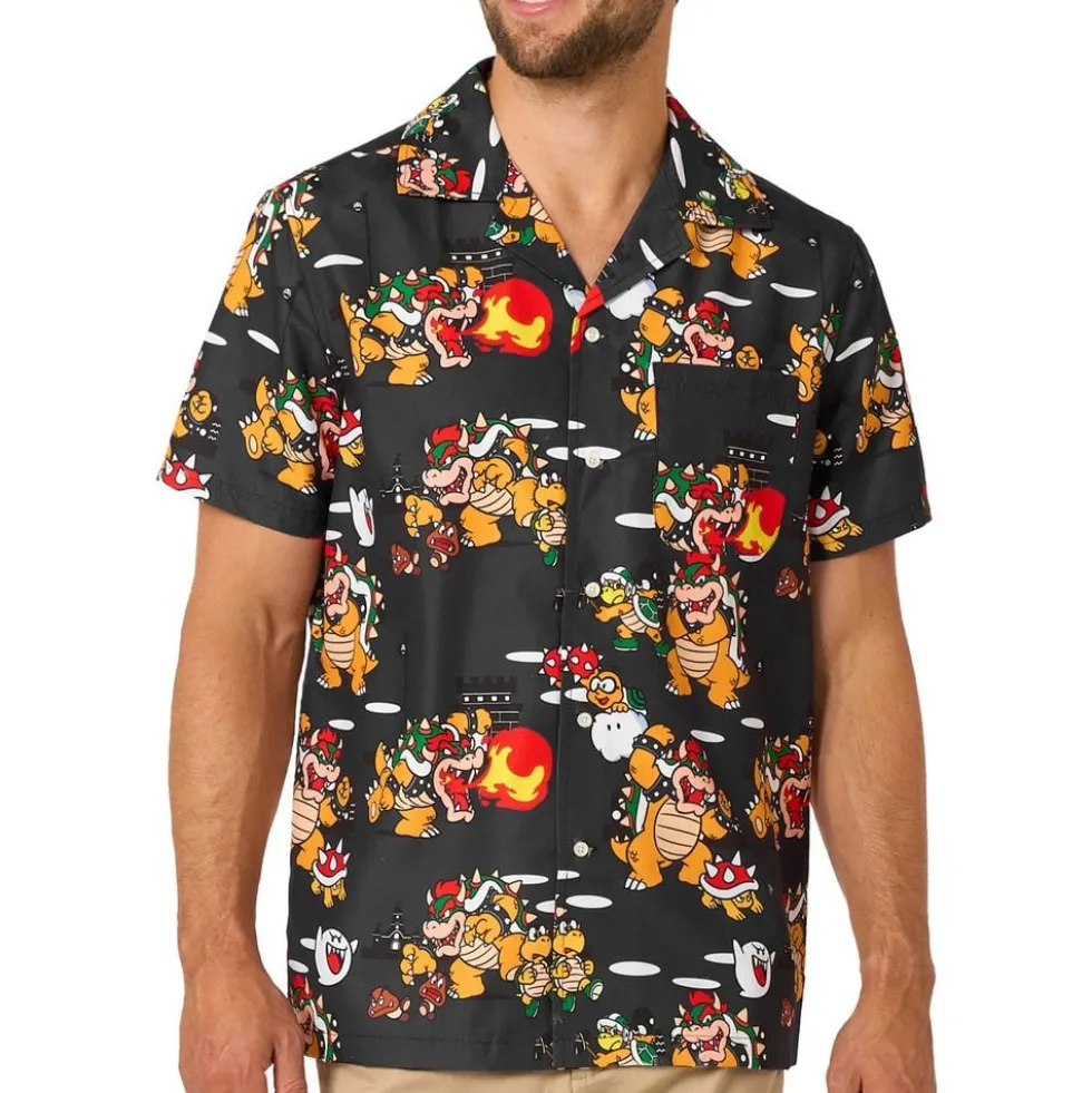 OppoSuits Bowsers Mayhem Skjorte
