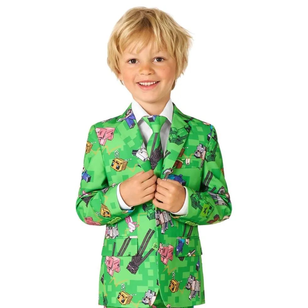 OppoSuits Boys Minecraft Jakkesæt