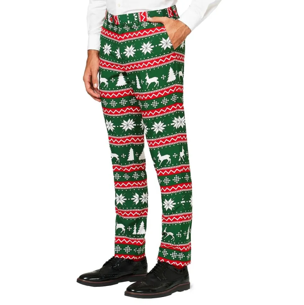 OppoSuits Festive Green Jakkesæt
