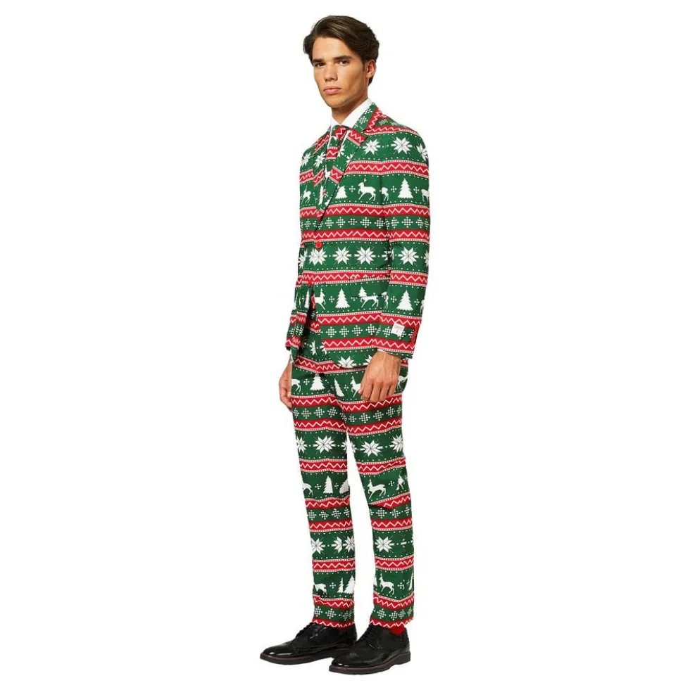 OppoSuits Festive Green Jakkesæt