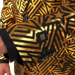 OppoSuits Golden Geo Star Jakkesæt