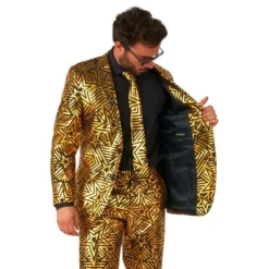 OppoSuits Golden Geo Star Jakkesæt