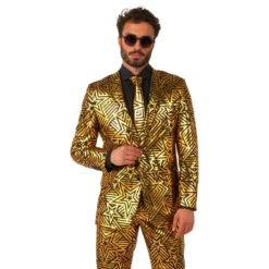 OppoSuits Golden Geo Star Jakkesæt