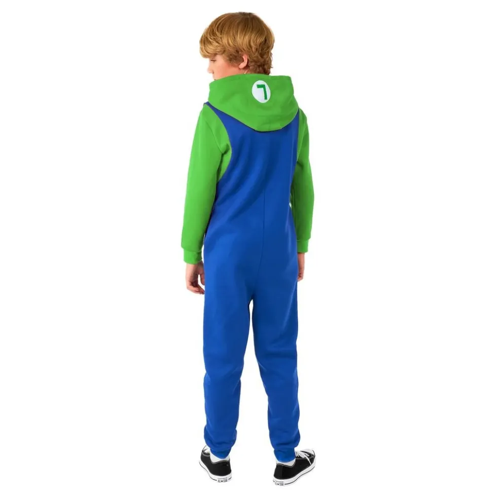 OppoSuits Luigi Onesie Børn