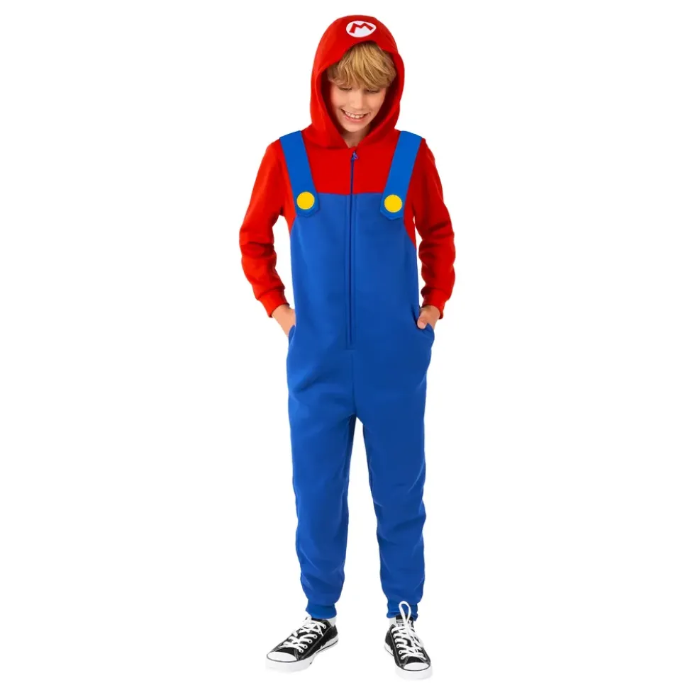 OppoSuits Mario Onesie Børn