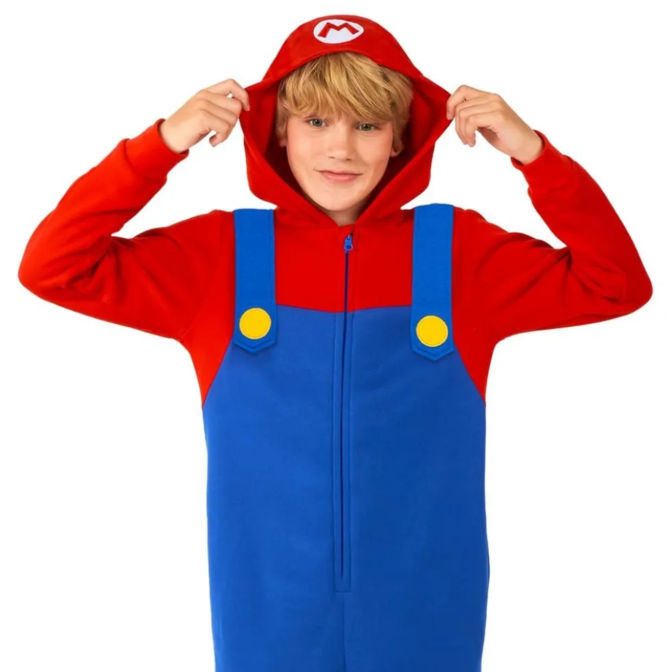 OppoSuits Mario Onesie Børn