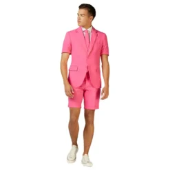 OppoSuits Mr. Pink Jakkesæt med Shorts