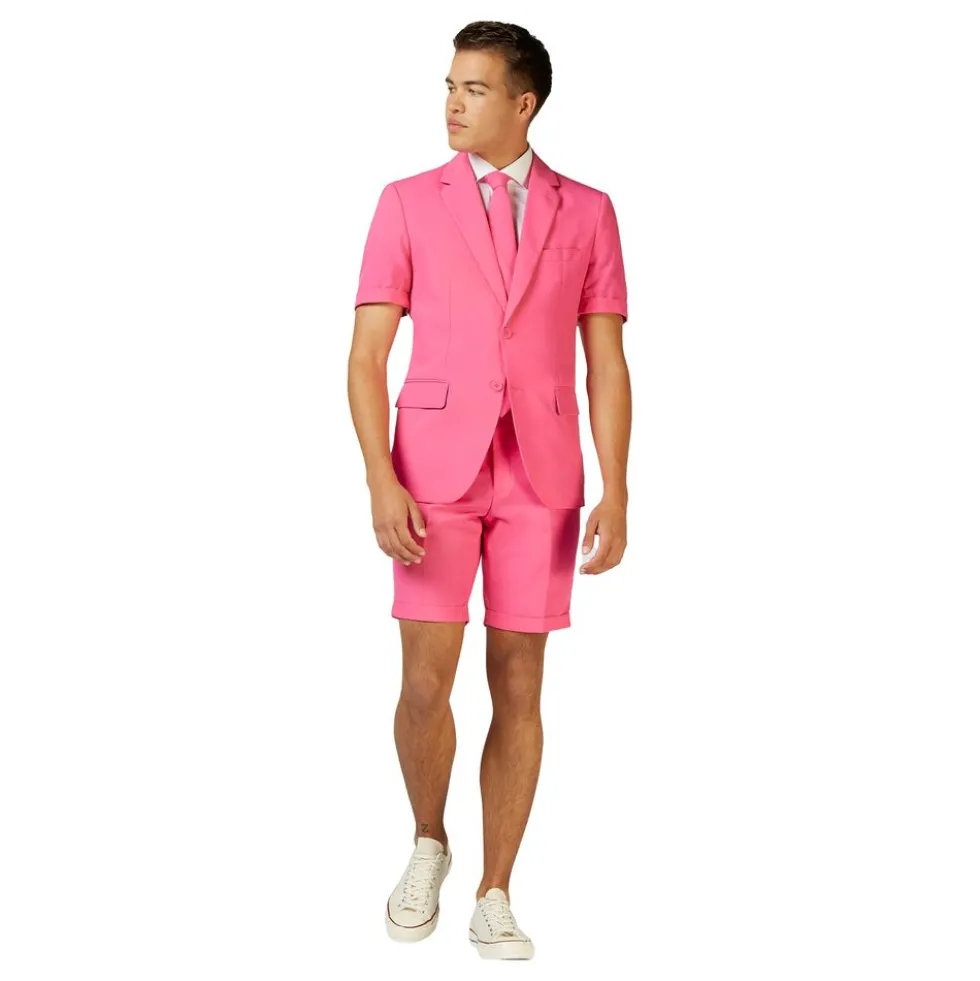 OppoSuits Mr. Pink Jakkesæt med Shorts