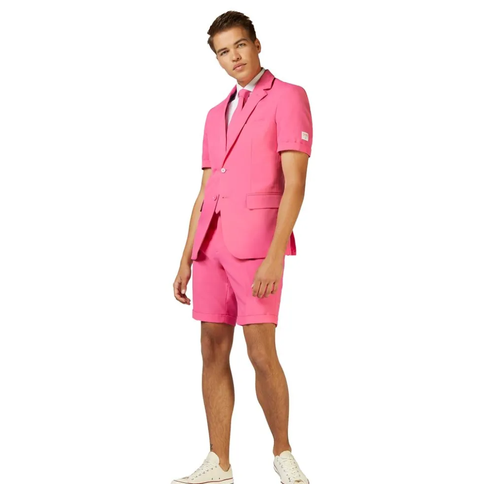 OppoSuits Mr. Pink Jakkesæt med Shorts