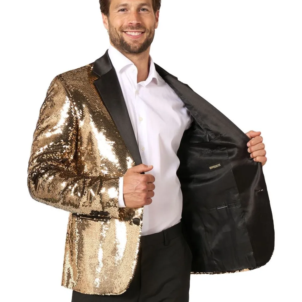 OppoSuits Paljettblazer Brilliant Guld
