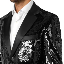 OppoSuits Paljettblazer Brilliant Sort