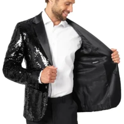 OppoSuits Paljettblazer Brilliant Sort