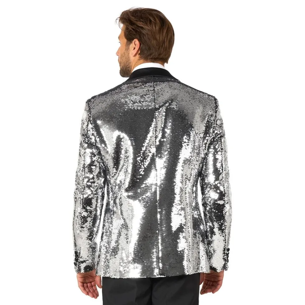 OppoSuits Paljettblazer Briliant Silver