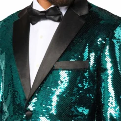 OppoSuits Paljettblazer Brilliant Grøn