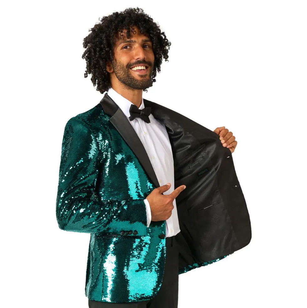 OppoSuits Paljettblazer Brilliant Grøn