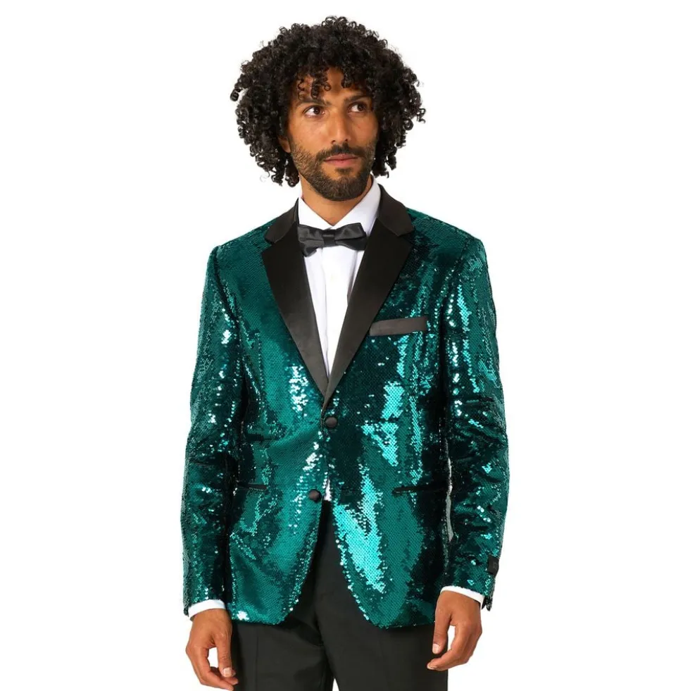 OppoSuits Paljettblazer Brilliant Grøn