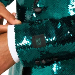 OppoSuits Paljettblazer Brilliant Grøn