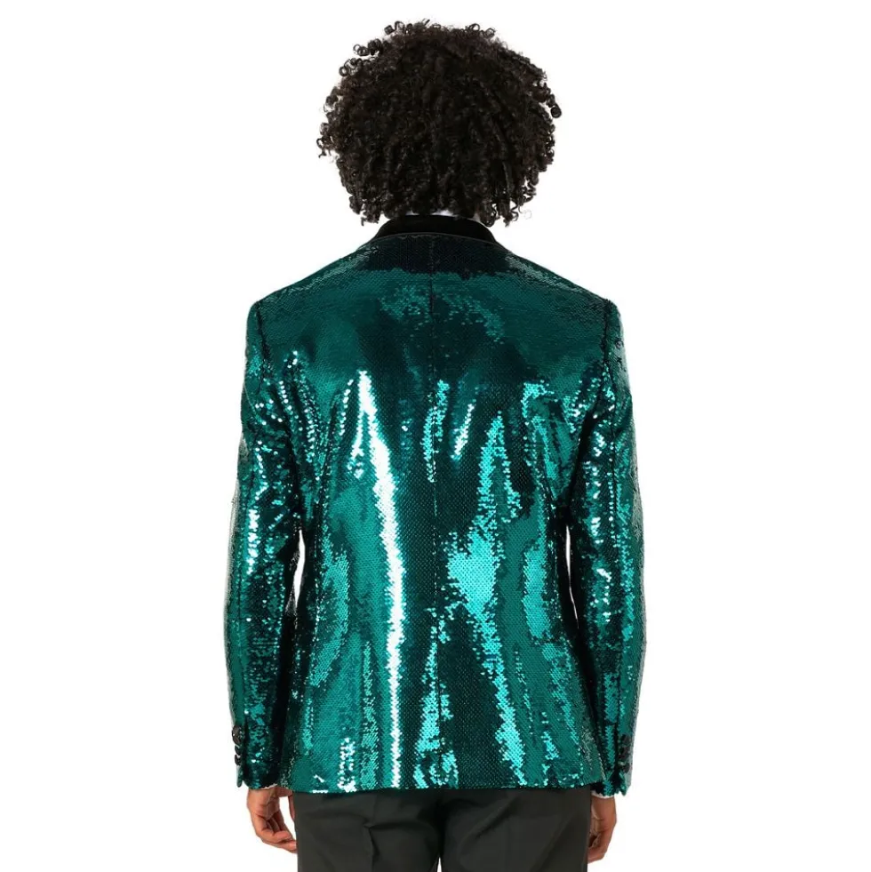 OppoSuits Paljettblazer Brilliant Grøn