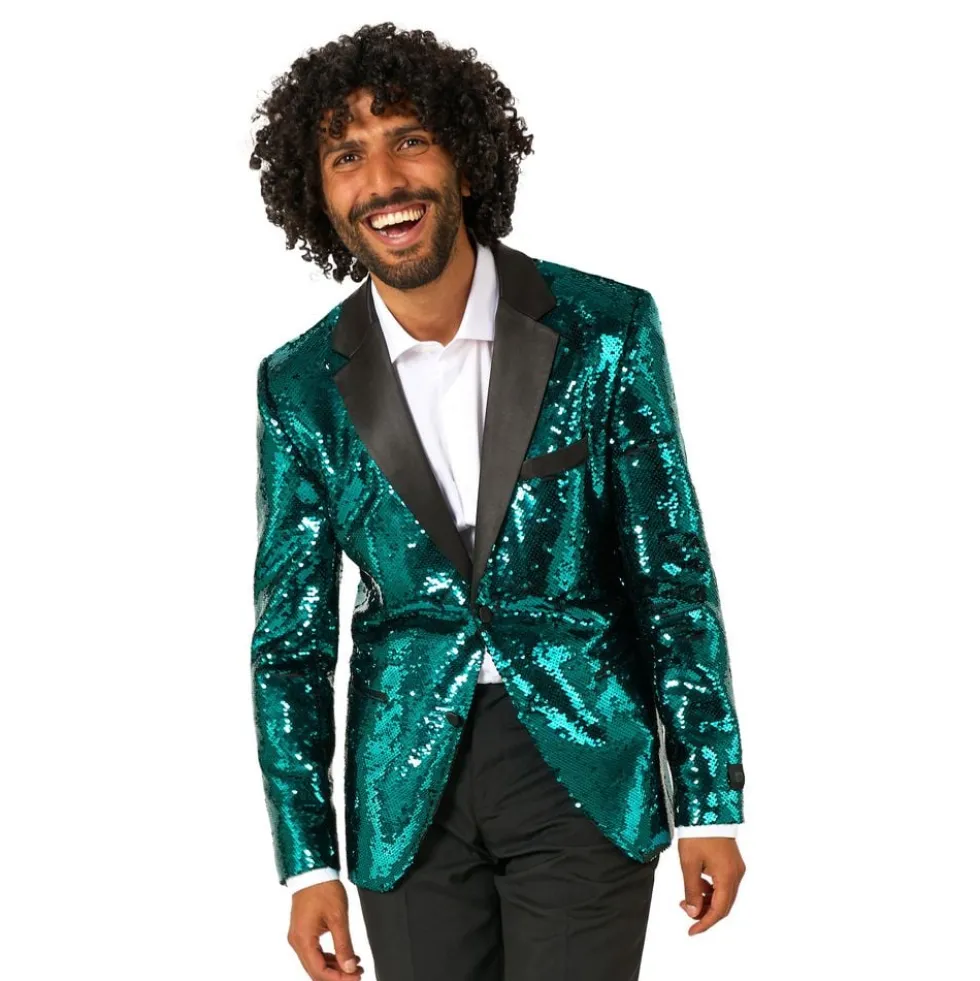 OppoSuits Paljettblazer Brilliant Grøn