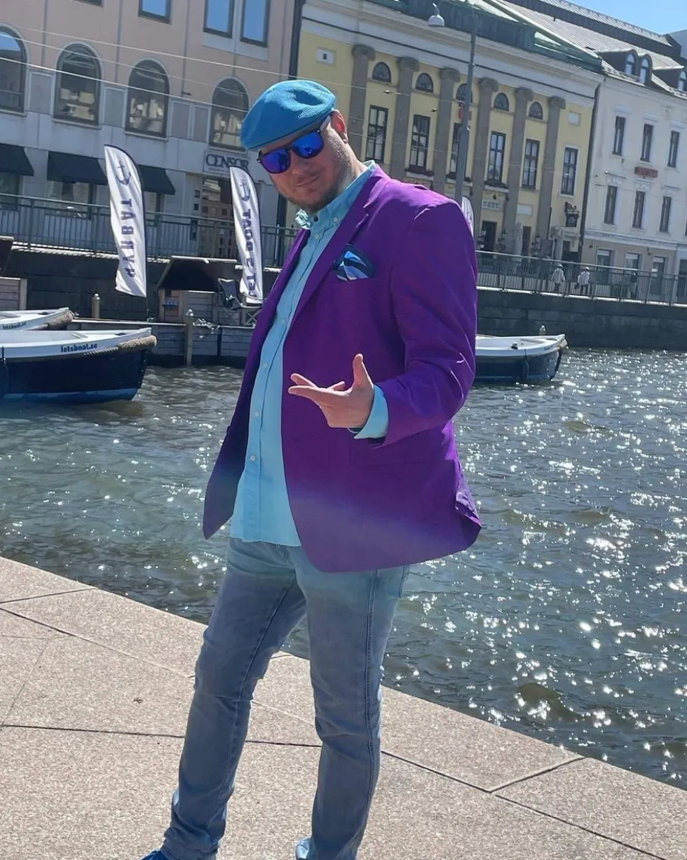 OppoSuits Purple Prince Jakkesæt