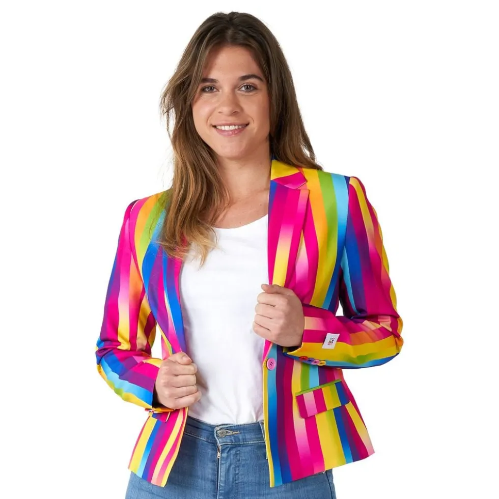 OppoSuits Rainbow Glaze Dame Blazer