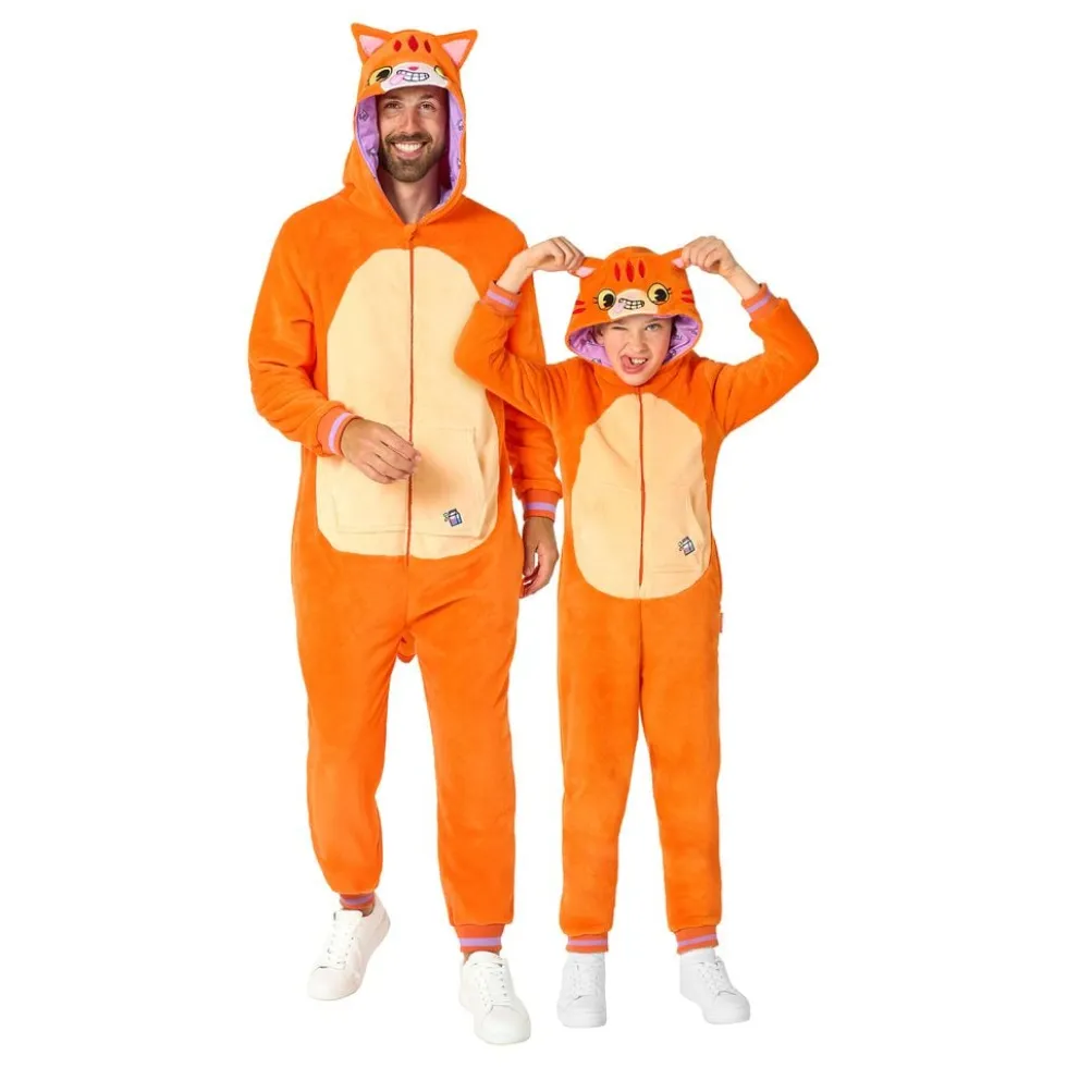 OppoSuits Rød Kat Børne Onesie