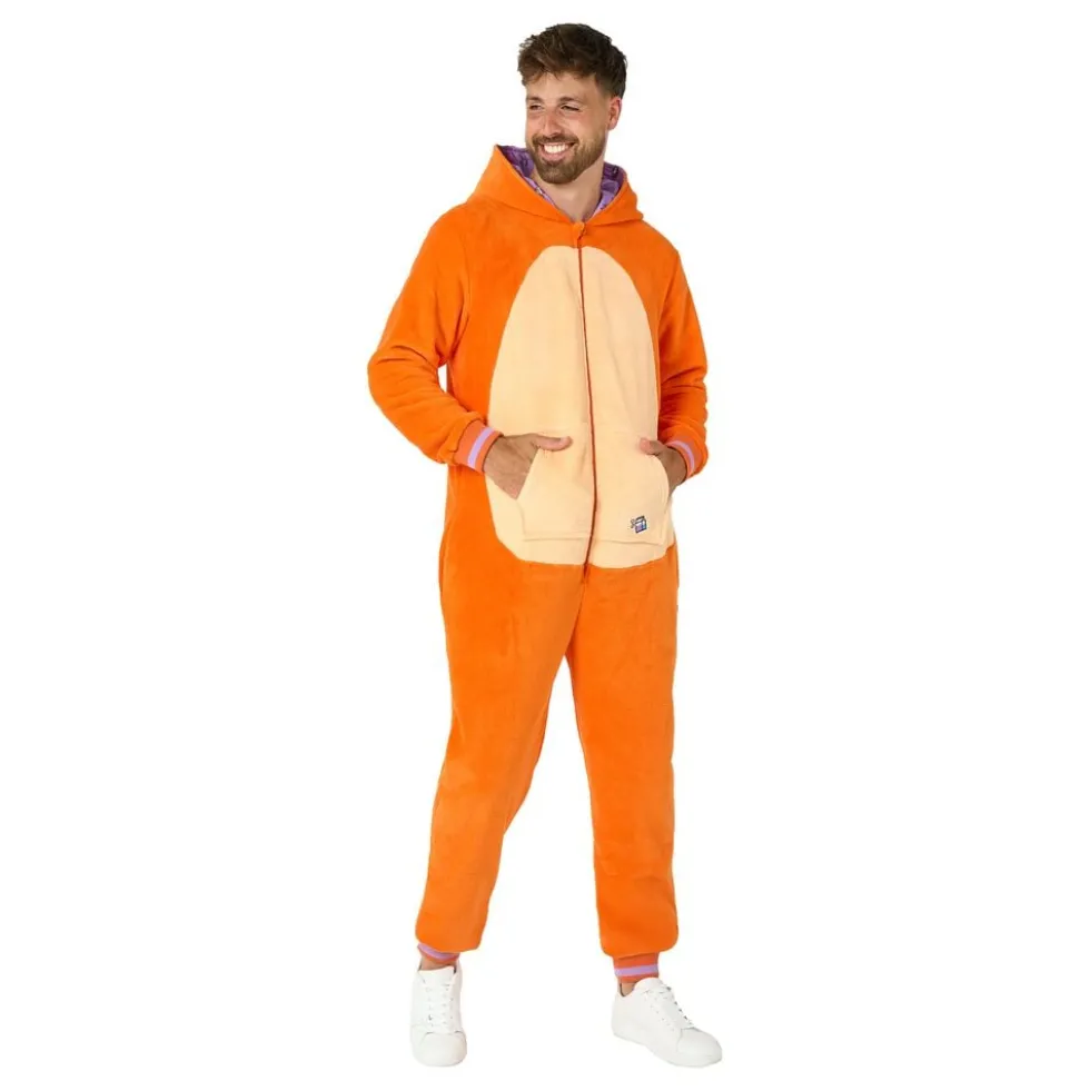 OppoSuits Rød Kat Onesie