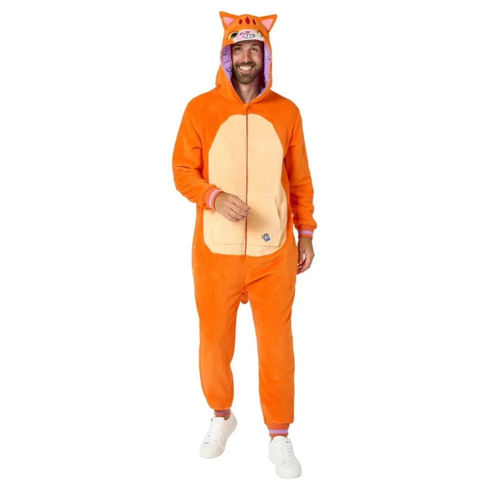 OppoSuits Rød Kat Onesie