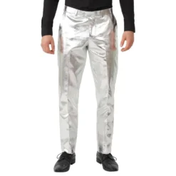 OppoSuits Shiny Jakkesæt Sølv