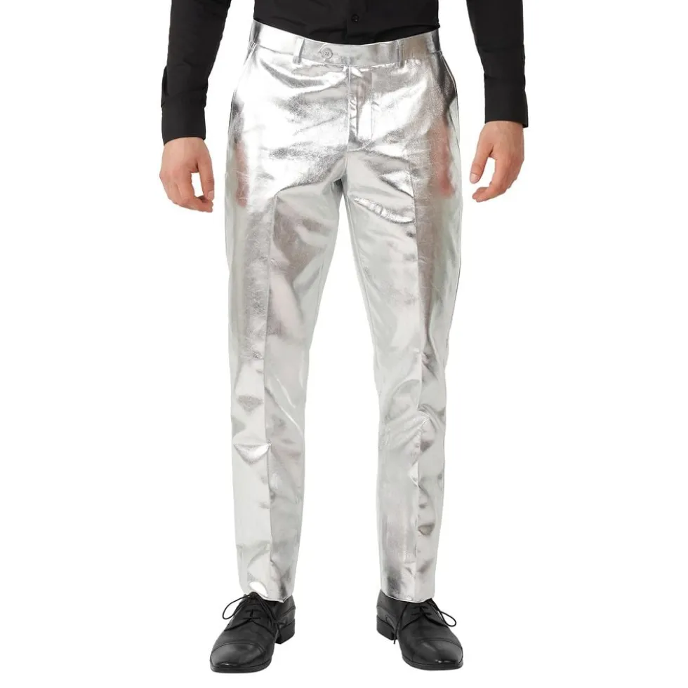 OppoSuits Shiny Jakkesæt Sølv