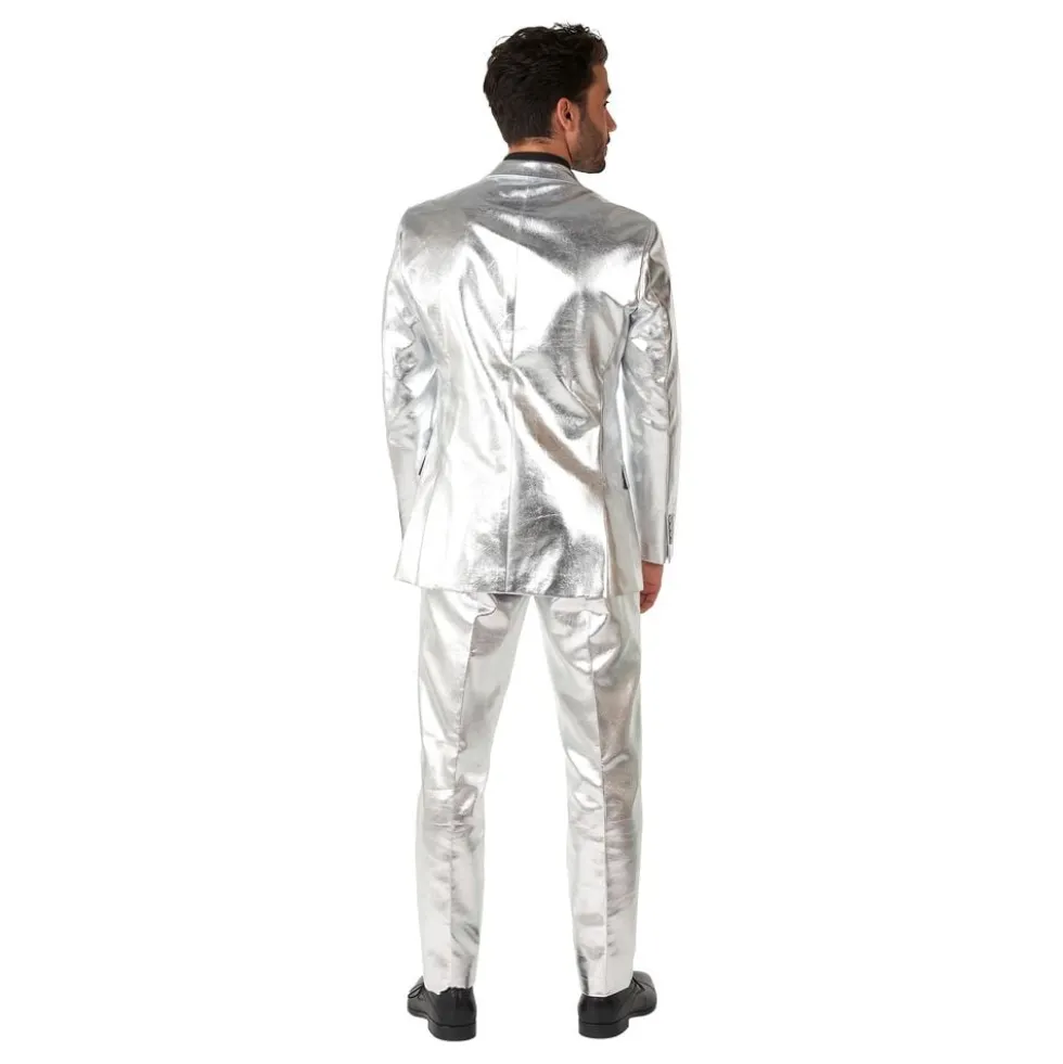 OppoSuits Shiny Jakkesæt Sølv