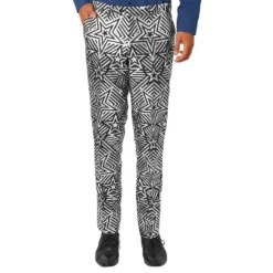 OppoSuits Silver Geo Star Jakkesæt