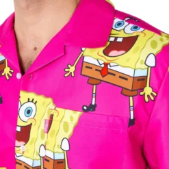 OppoSuits SvampeBob Firkant Lyserøde Shorts Jakkesæt