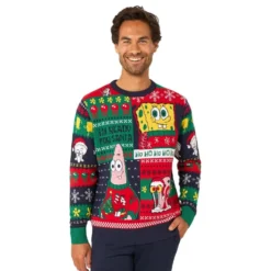 OppoSuits SvampeBob Firkant Juletrøje