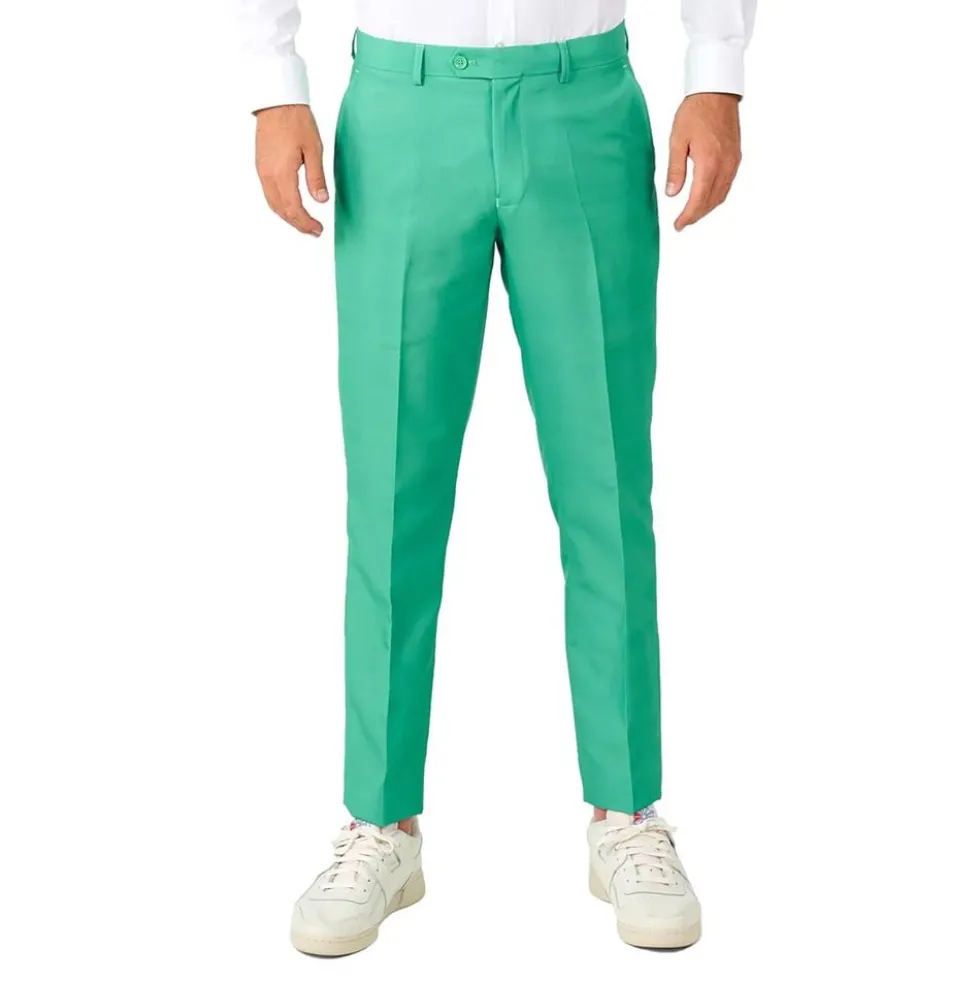 OppoSuits Trendy Turquoise Jakkesæt