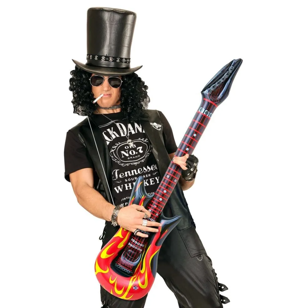 Oppustelig Elguitar med Flammer