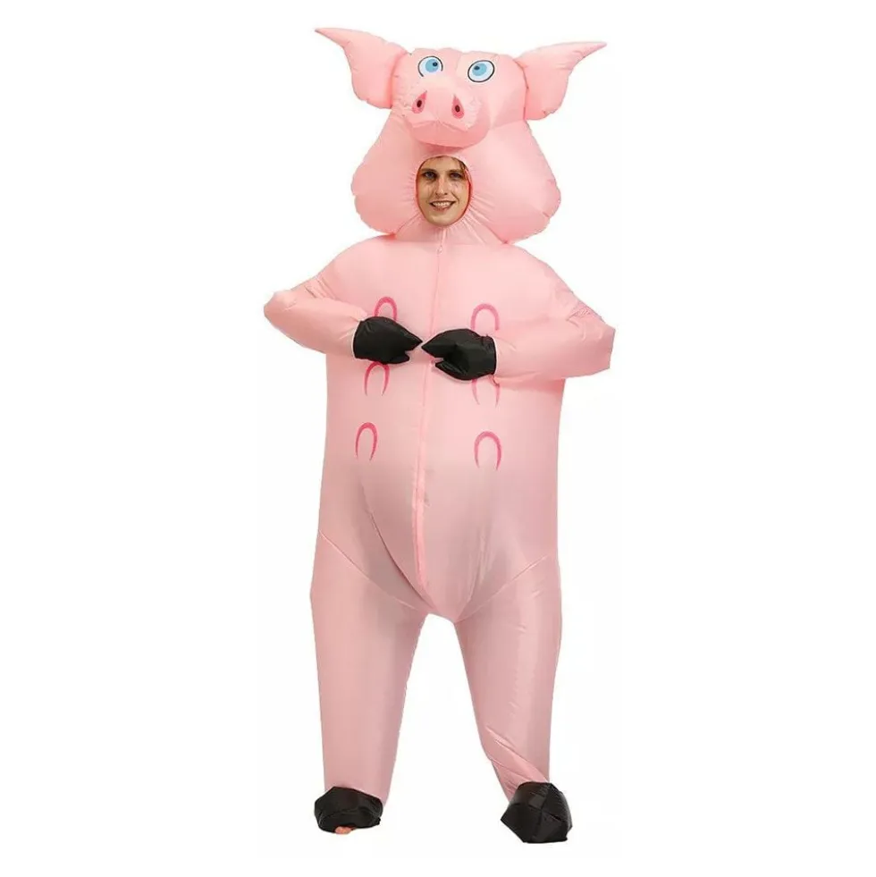 Oppustelig Gris Kostume