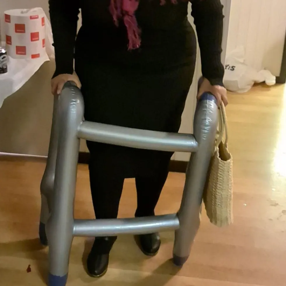 Oppustelig Gåstol