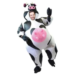 Oppustelig Ko med Yver Kostume