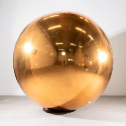 Oppustelig Spejlkugle Guld