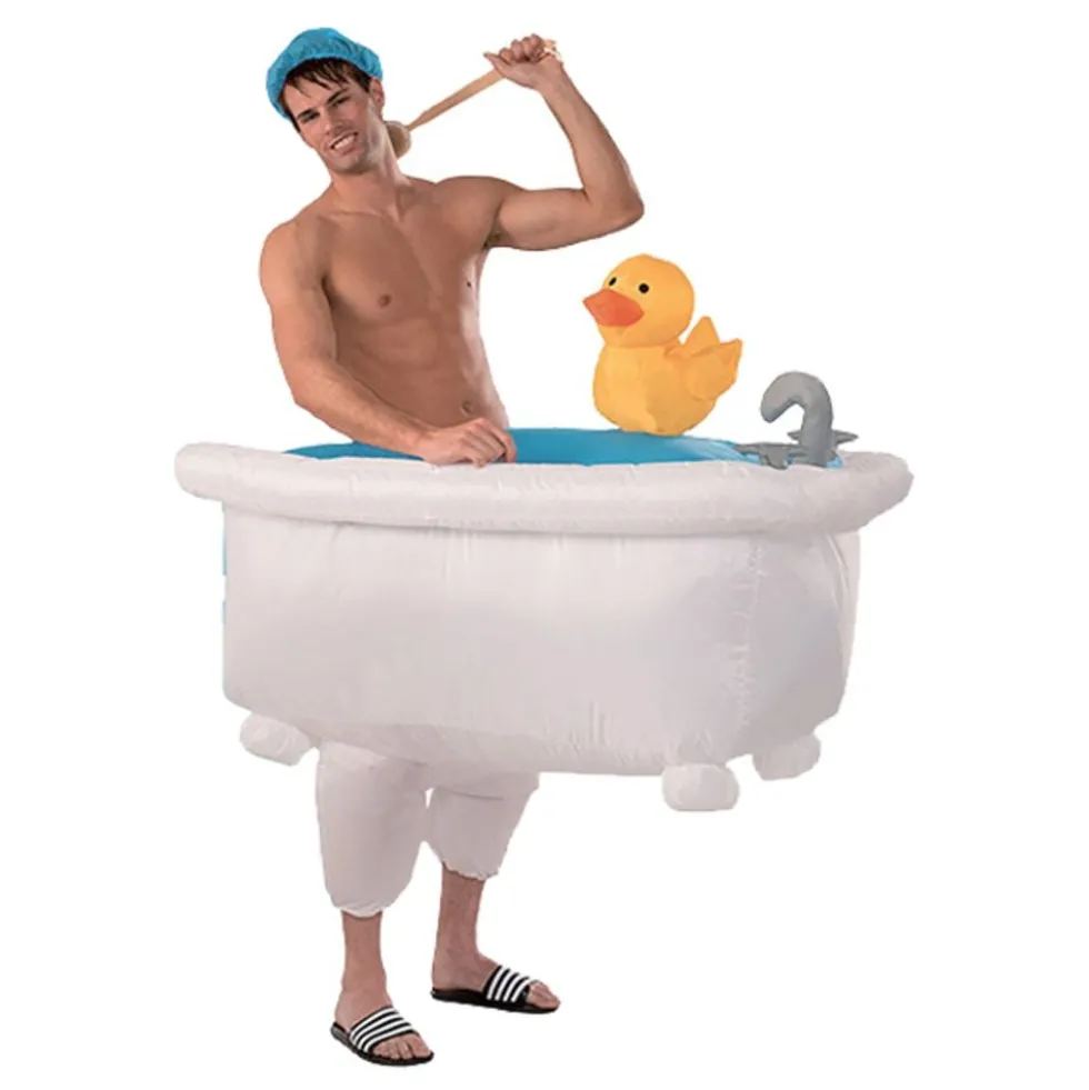 Oppusteligt Badekar Kostume