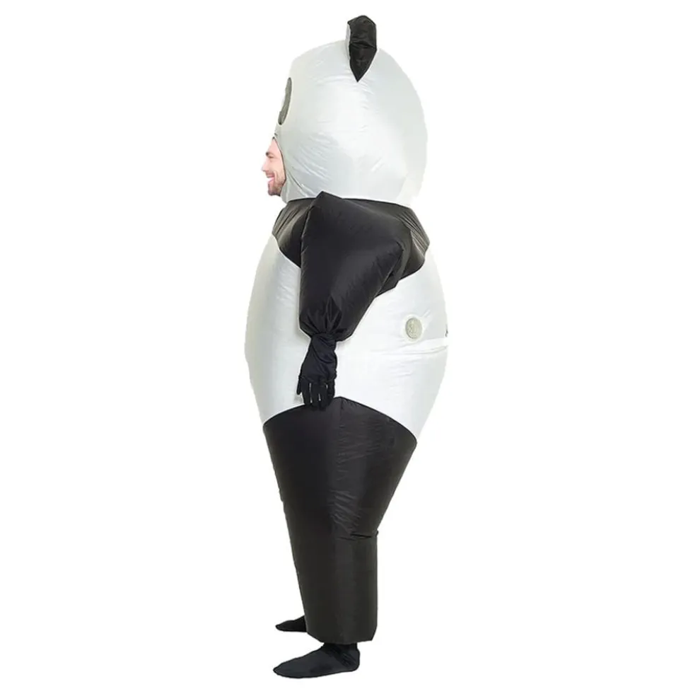 Oppusteligt Panda Kostume