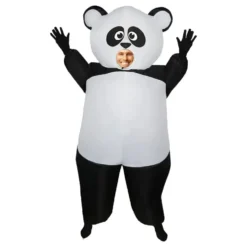 Oppusteligt Panda Kostume