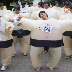 Oppusteligt Sumo Kostume